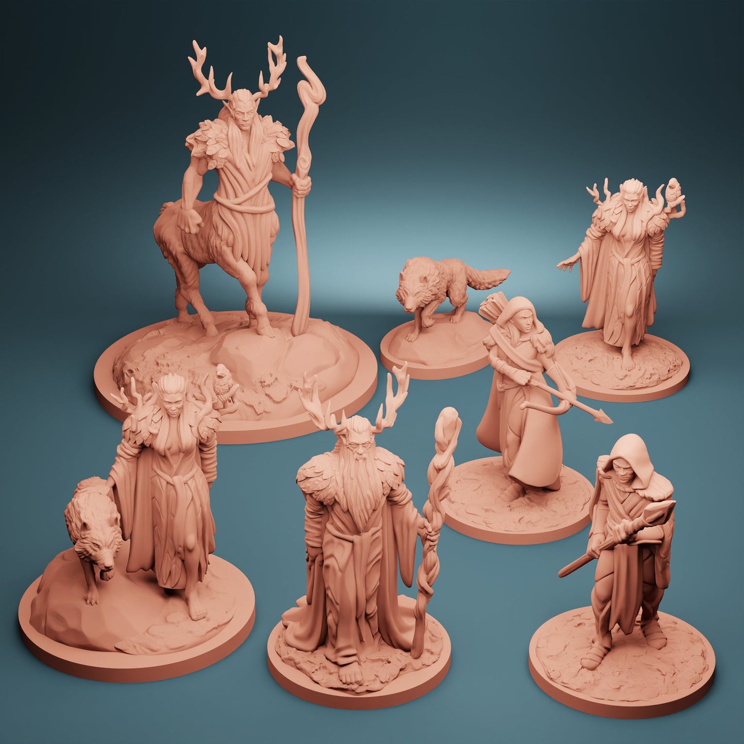 Lost Dragons | Forest Cultists (Set of 7)