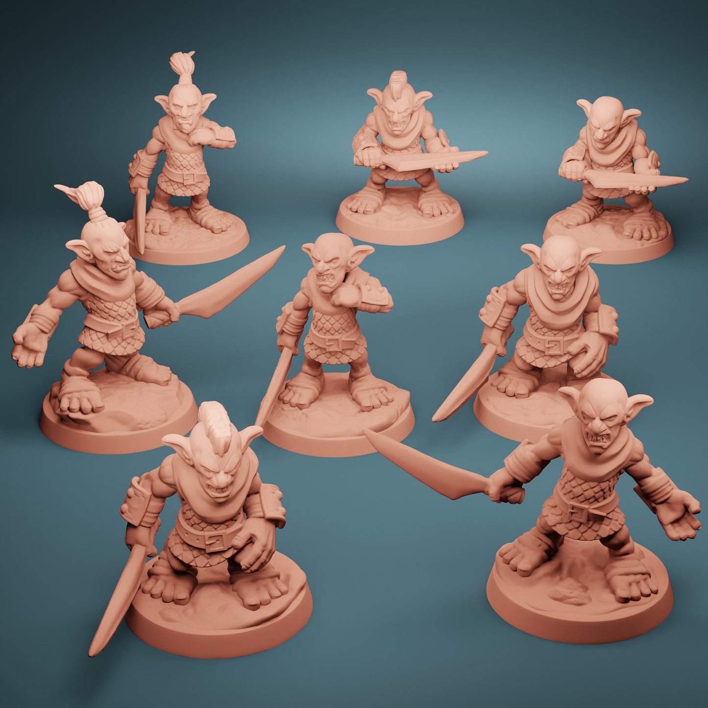 Lost Adventures Vol. 1 | Goblin Swordsmen (Set of 8)