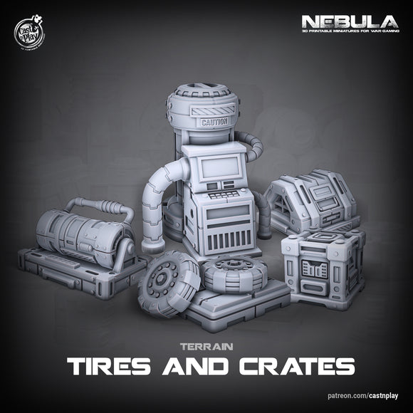 Terrain | Tires and Crates (Set of 5)