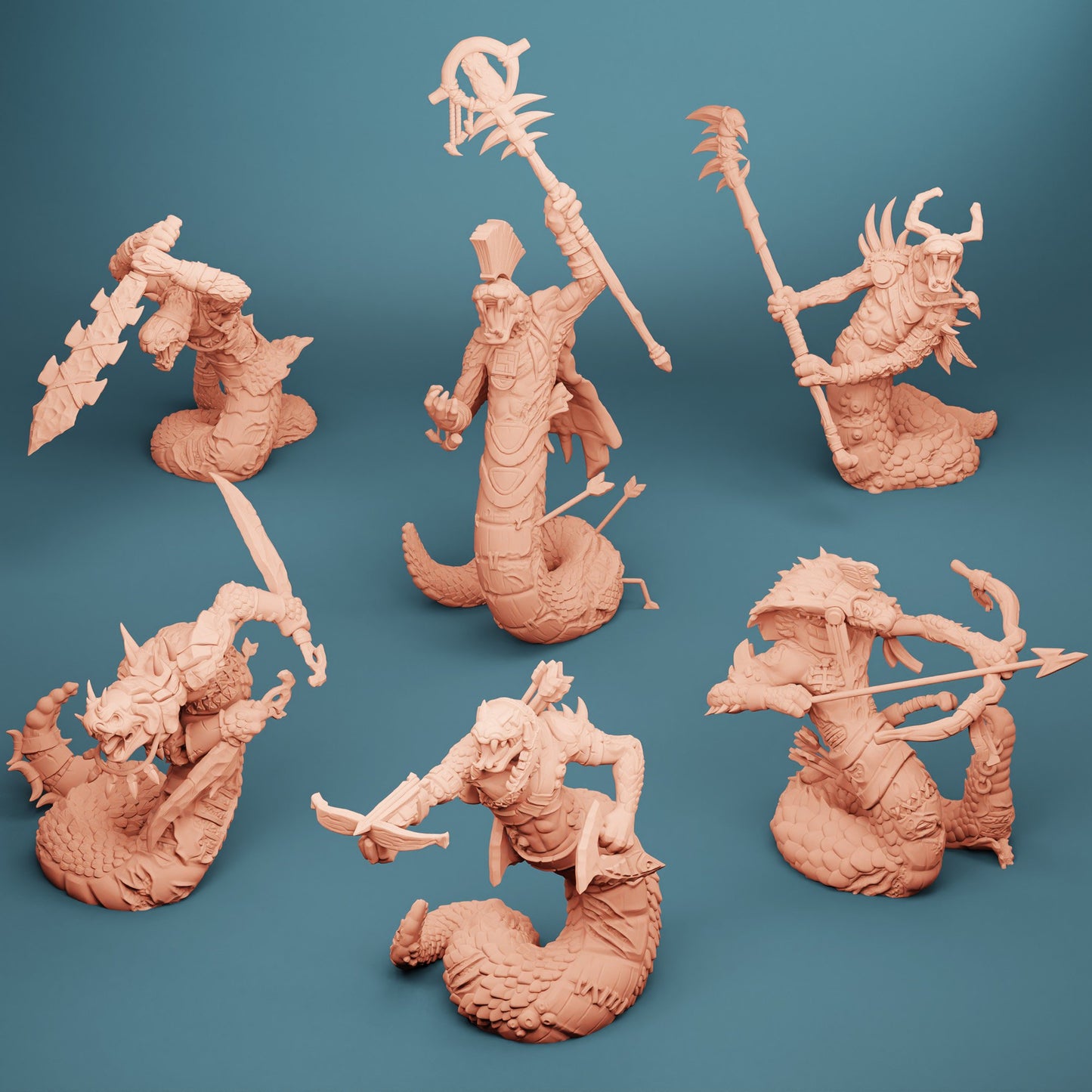 Lost Adventures Vol. 2 | Undead Thi-Khal (Set of 6)