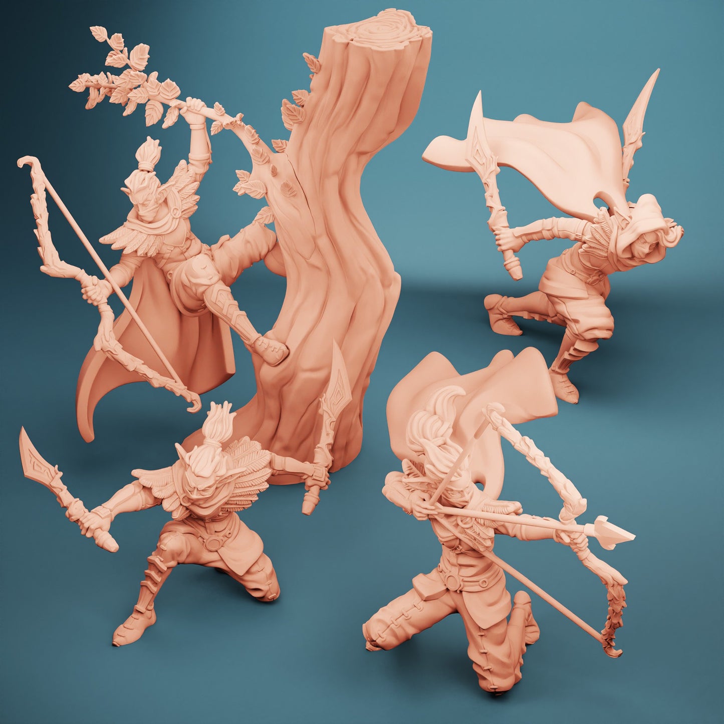 Lost Adventures Vol. 2 | Wood Elves Scout Regiment (Set of 4)