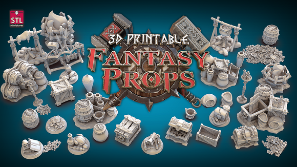 STL Miniatures | Fantasy Props