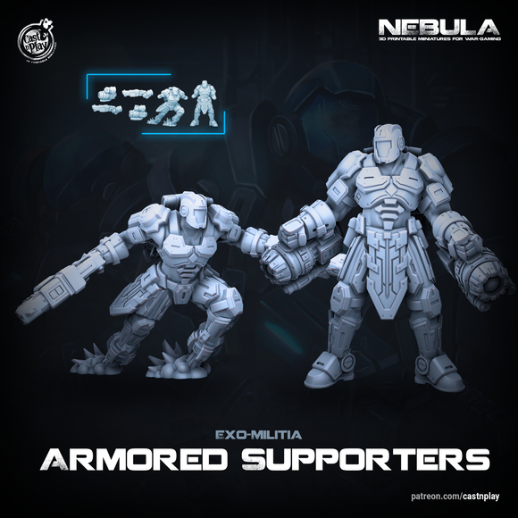 Exo Militia | Armored Supporters (Set of 2)
