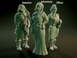 Detective, Adventurer & Officer
