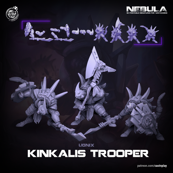 Ugnix | Kinkalis Troopers (Set of 4 + Modular Weapons)
