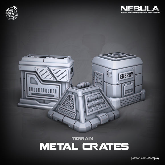 Terrain | Metal Crates (Set of 3)