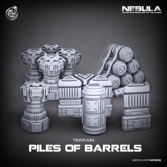 Terrain | Piles of Barrels (Set of 6)