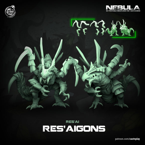 Res'ai | Res'aigons (Set of 2 + Modular Arms)