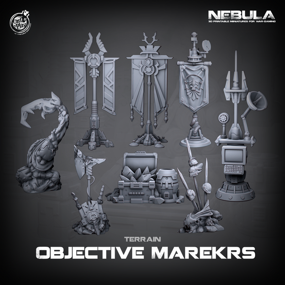 Terrain | Objective Markers (Set of 8)