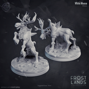 Frost Lands | White Moose (#322)